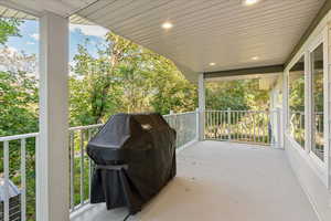 View of patio / terrace featuring area for grilling