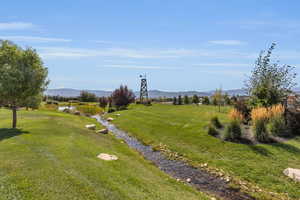 Common area on north side of lot