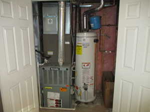 Utilities featuring water heater