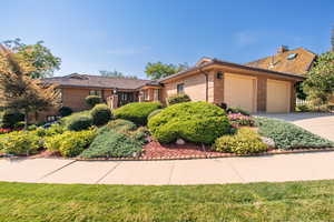 Ranch-style home with a garage