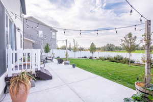 Backyard patio