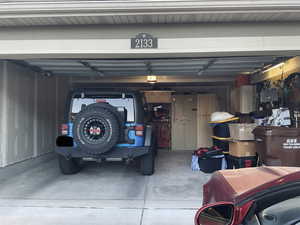 Nice sized 2 car garage