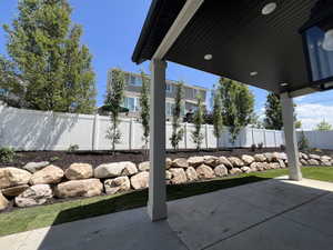 View of patio