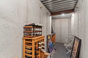 View of wine area