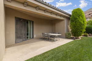View of patio