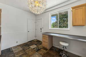 Craft Room with built-in cabinetry