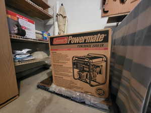 Generator in the garage stays with the house