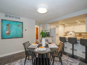 View of dining area