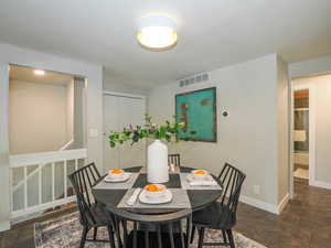 View of dining area