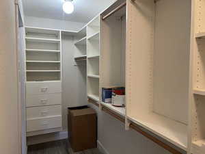 Walk In Closet with Organizers