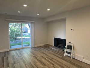 Living Room with Fireplace