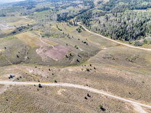 Aerial view featuring a rural view