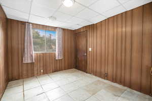 Tiled entry room for the upstairs mother-in-law suite