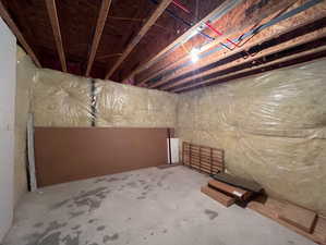 Basement unfinished room-no window