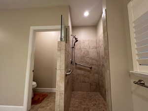 Primary bathroom walk-in shower