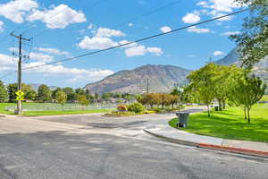 View of road featuring a mountain view