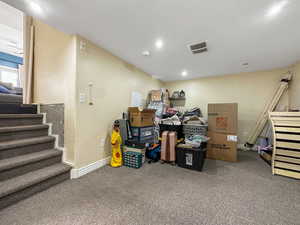 Designated Flood room but serves as a bonus room. This room can be used as storage space, an office, food storage, wine cellar, etc.