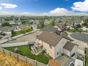 Arial View of backyard