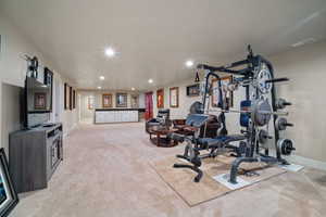 Basement family room