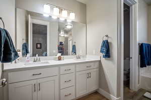 Master bathroom