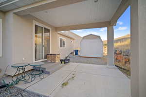 Covered patio