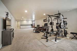 Basement family room