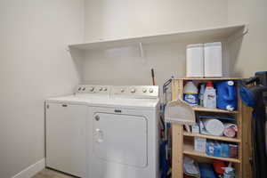 Laundry Room on the main level