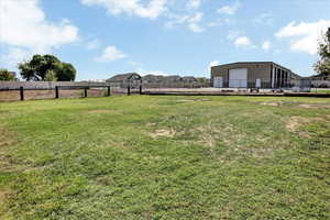 View of the yard.