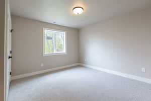 Empty room with carpet