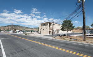 View of road featuring a mountain view