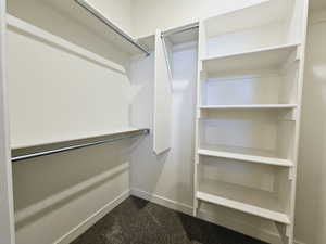 View of spacious closet