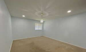 Master Bedroom room featuring a chandelier