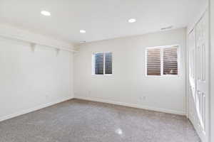 View of unfurnished bedroom