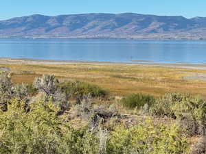 Water view featuring a mountain view