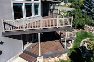 View of deck