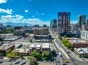 Property's view of city featuring a mountain view