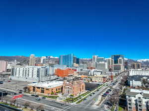 View of city with a mountain view