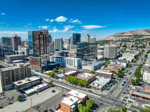 View of city with a mountain view