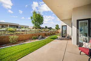 View of patio