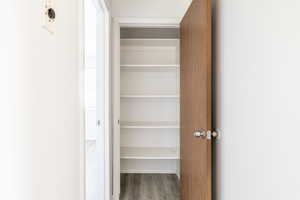 View of closet