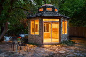 View of outbuilding