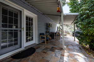 View of patio