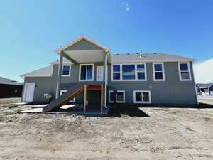 View of rear view of property