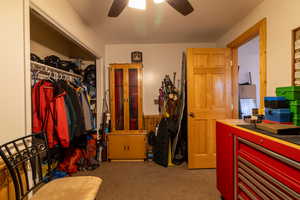 Basement bedroom