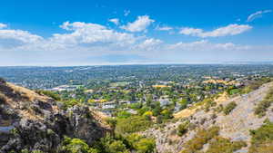 View from up the canyon nearby