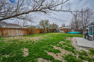 View of yard with a patio area