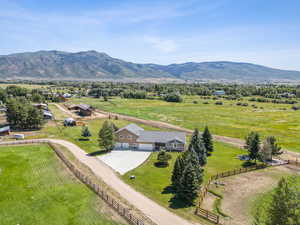 Property view of mountains with a rural view