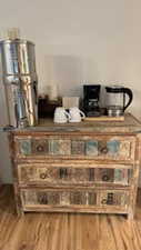 Bar with wood-type flooring