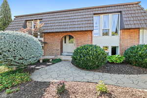 View of front of house featuring a porch