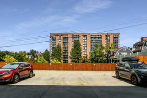 Building parking available at rear of building for $65 through lottery drawing each year. Street parking also available with permit.